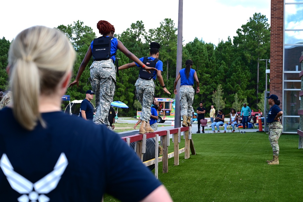 165th Airlift Wing Ambassadors volunteer at local JROTC competition