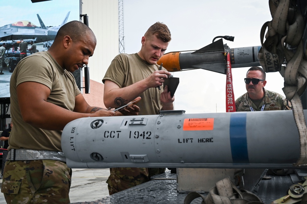 William Tell F-22 Weapons Load Competition