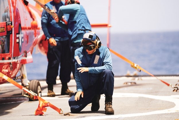 US Coast Guard Cutter Thetis conducts counterdrug patrol