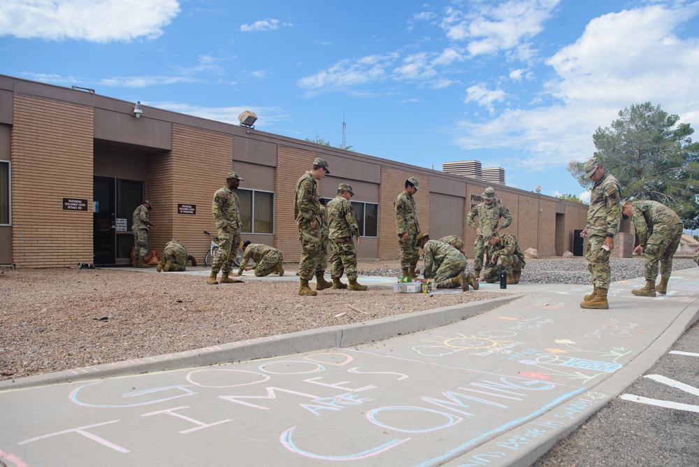 Suicide Prevention Awareness Month chalk walk