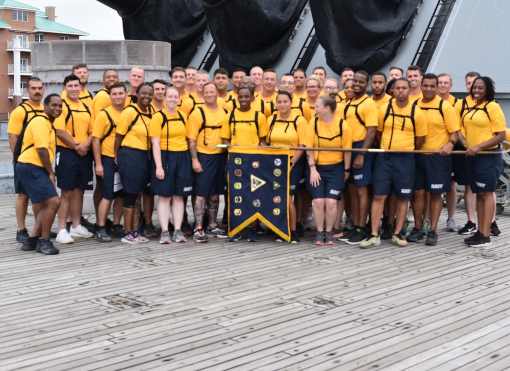 Chief Petty Officer selectees assigned to Commander, Helicopter Sea Combat Wing-Atlantic participate in annual CPO Heritage Days training event hosted by the Hampton Roads Naval Museum