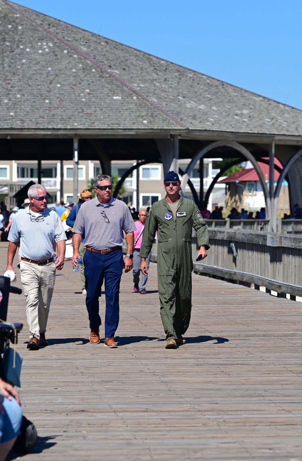 F-22 Raptor aerial demonstration over Tybee Island, Georgia, compliments 2023 William Tell competition