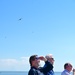 F-22 Raptor aerial demonstration over Tybee Island, Georgia, compliments 2023 William Tell competition