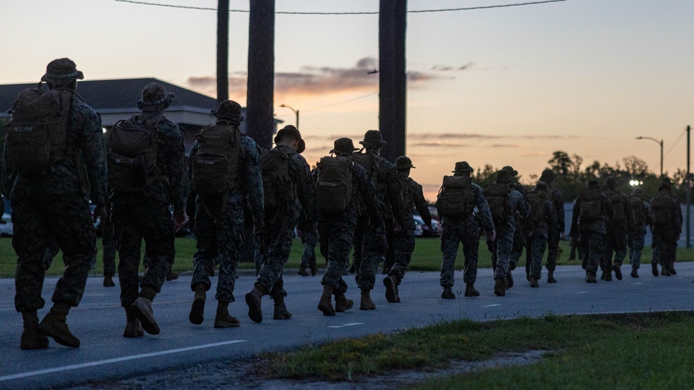 Combat Logistics Battalion 2 Combat Conditioning Hike