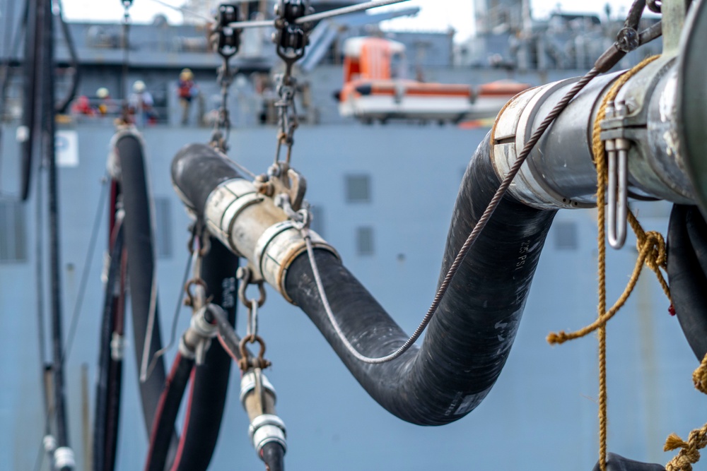 USS Porter Conducts an Underway Replenishment with USNS William Mclean