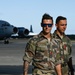 U.S. Marines and French soldiers on Hawaii flight line