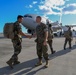 U.S. Marines and French soldiers on Hawaii flight line