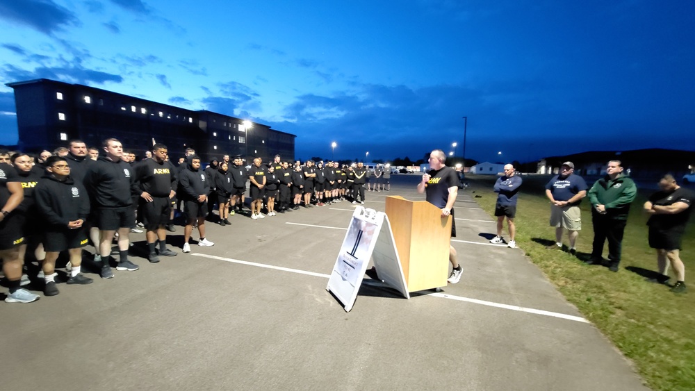 Hundreds participate in Fort McCoy’s 9/11 Memorial Run, Stair Climb honoring victims of 2001 attacks