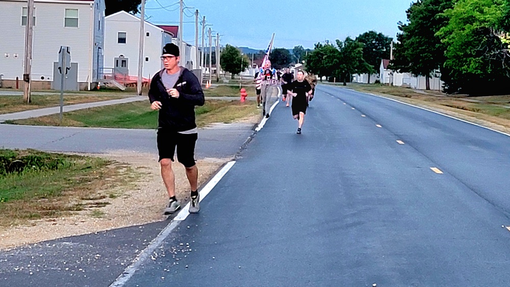 Hundreds participate in Fort McCoy’s 9/11 Memorial Run, Stair Climb honoring victims of 2001 attacks