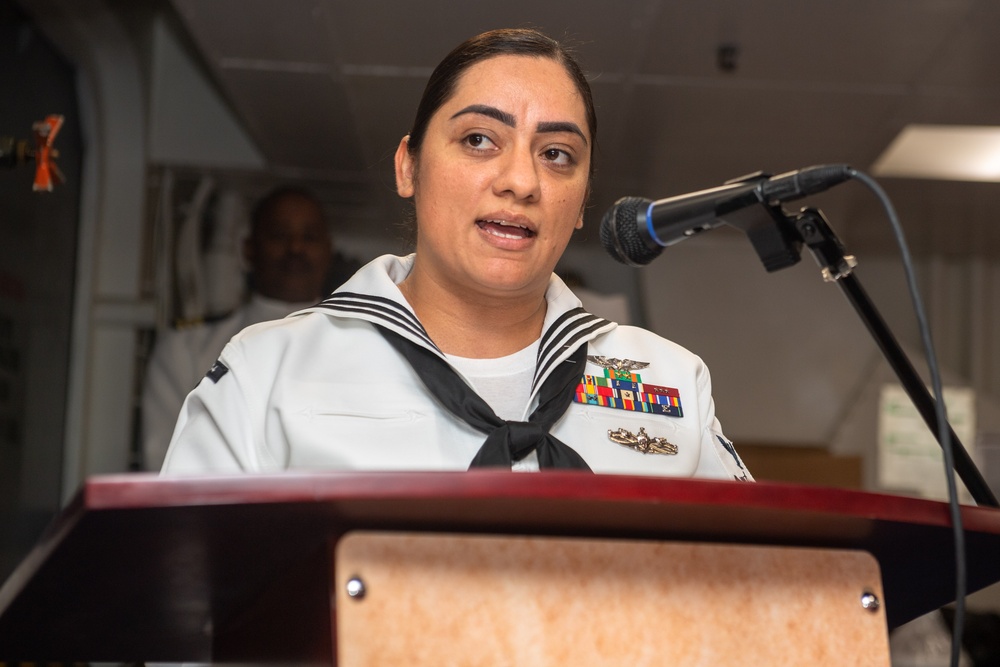 Boxer Holds POW/MIA Remembrance Ceremony