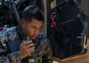 Logistics Officers Course students participate in a field exercise