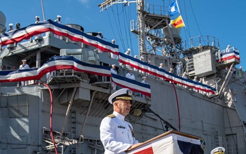USS San Jacinto (CG-56) Decommissions, Honoring 35 Years of Service