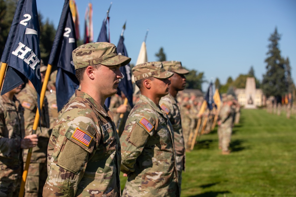 7th ID Change of Command Ceremony