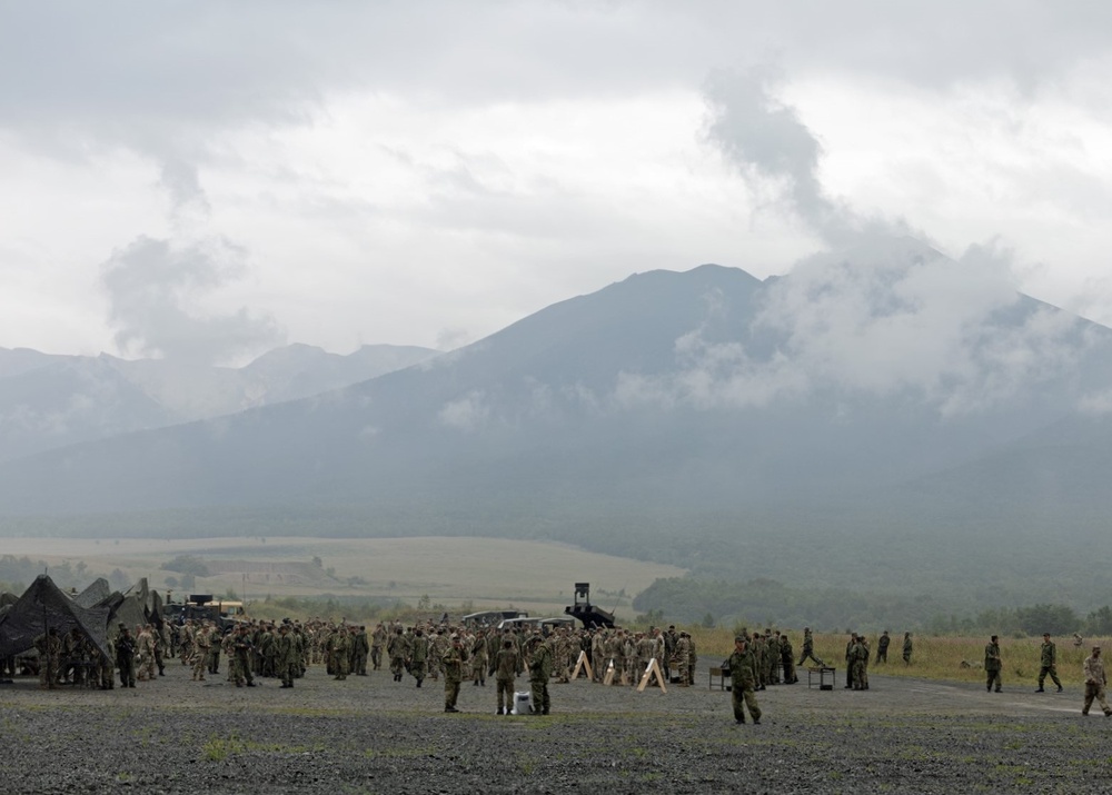 Kamifurano Training Area Orient Shield 23 Opening Ceremony