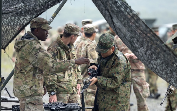 Kamifurano Training Area Orient Shield 23 Opening Ceremony
