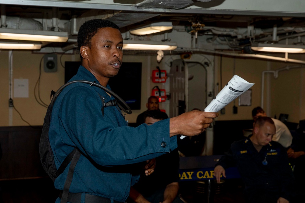 USS Normandy Commemorates 9/11
