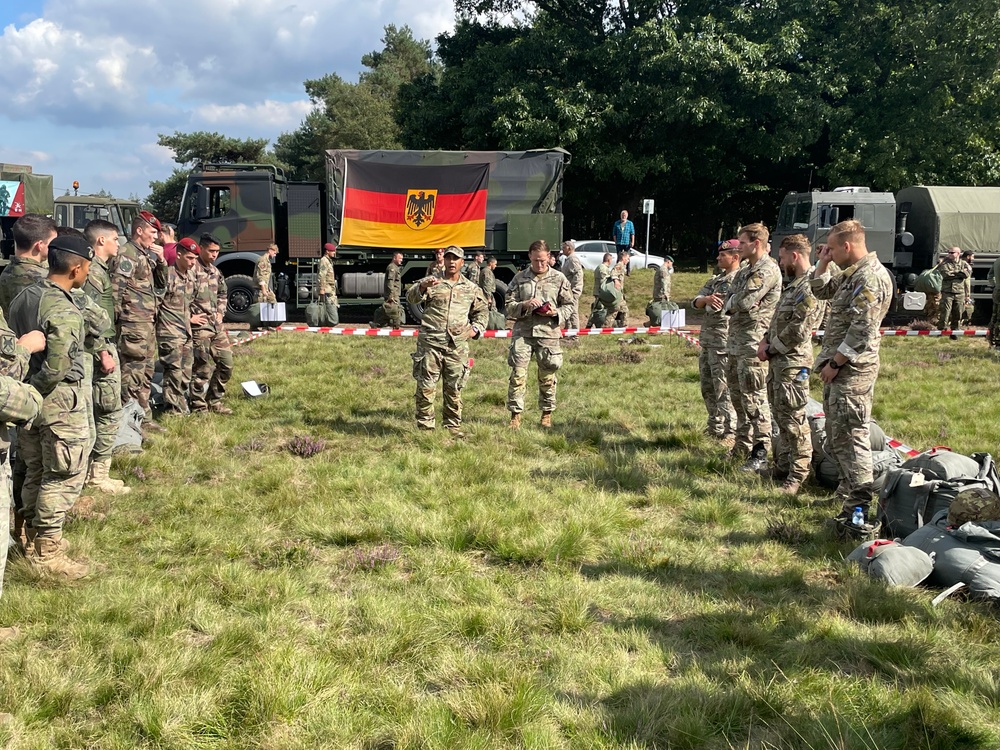 Falcon Leap 2023 Wing Exchange Ceremony