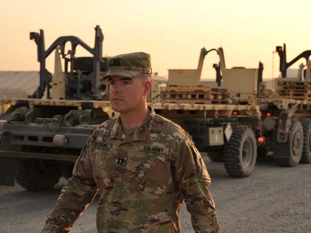 The 142nd Division Sustainment Support Battalion Rolls Out for Red Sands 23.2, a Joint Military Exercise