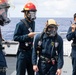 USS Ralph Johnson conducts IET drills.