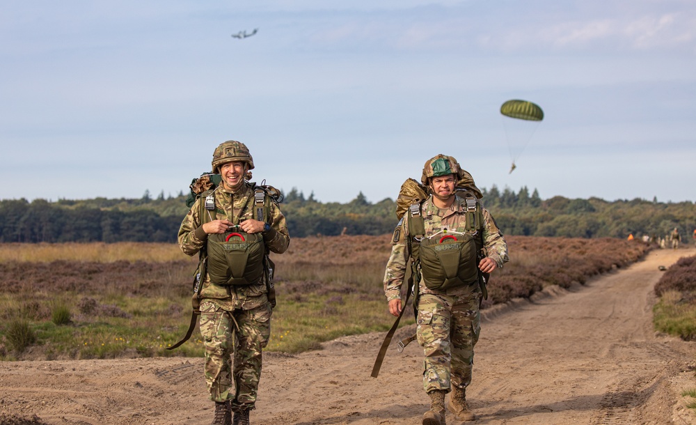 82nd Airborne Division Paratroopers participate in Falcon Leap 2023