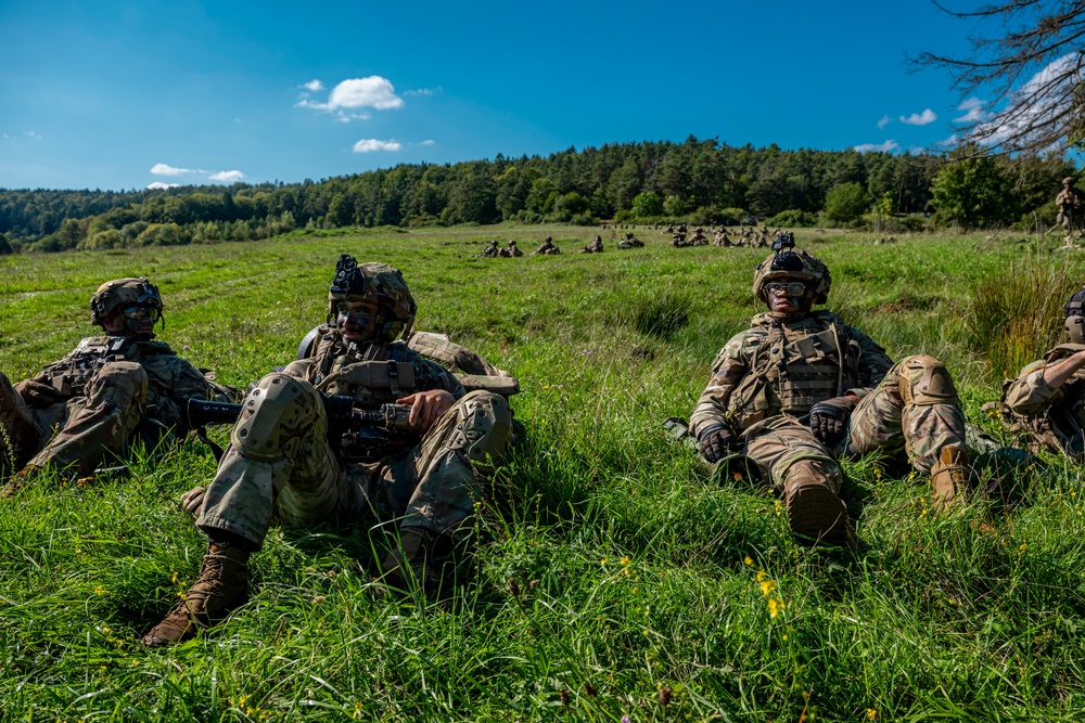 U.S. Army Soldiers conduct air assault mission at Saber Junction 23