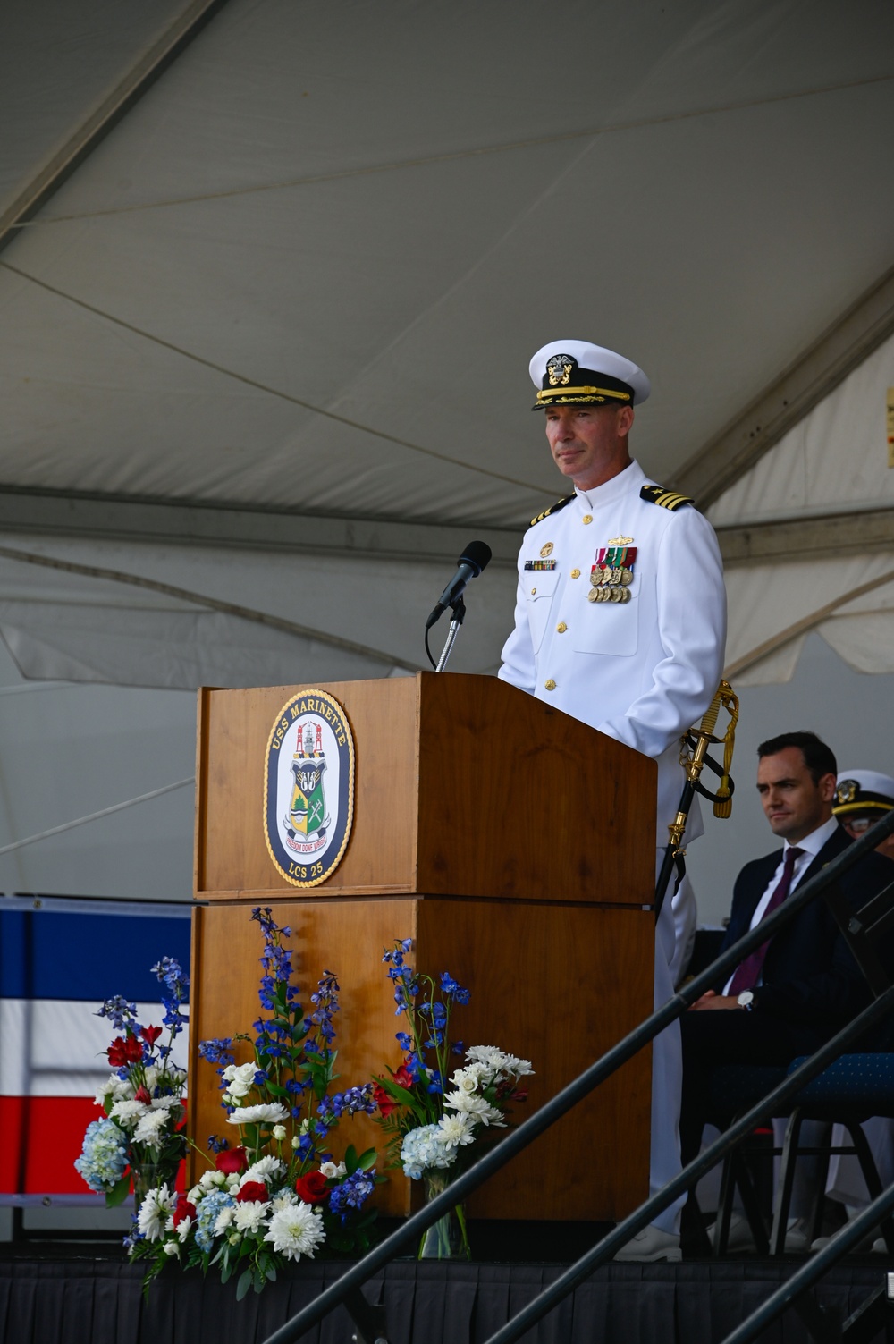 USS Marinette Commissions the Wright Way