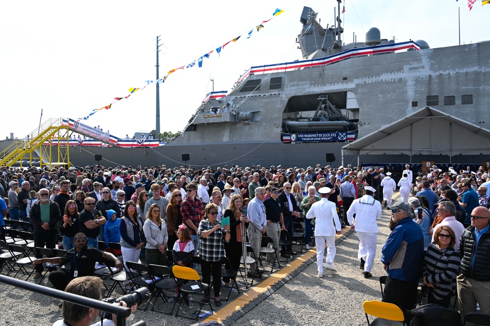 USS Marinette Commissions the Wright Way