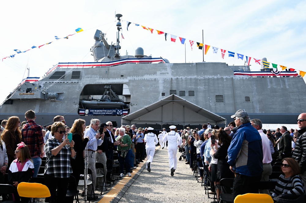 USS Marinette Commissions the Wright Way