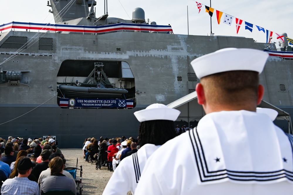 USS Marinette Commissions the Wright Way