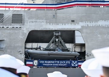 USS Marinette Commissions the Wright Way