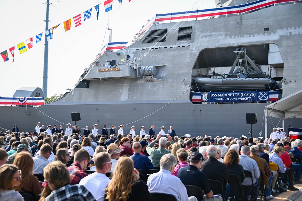 USS Marinette Commissions the Wright Way