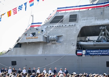 USS Marinette Commissions the Wright Way