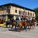 Fort Carson Mounted Color Guard and 4th Infantry Division Band March in Florence Pioneer Days Parade