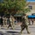 Fort Carson Mounted Color Guard and 4th Infantry Division Band March in Florence Pioneer Days Parade