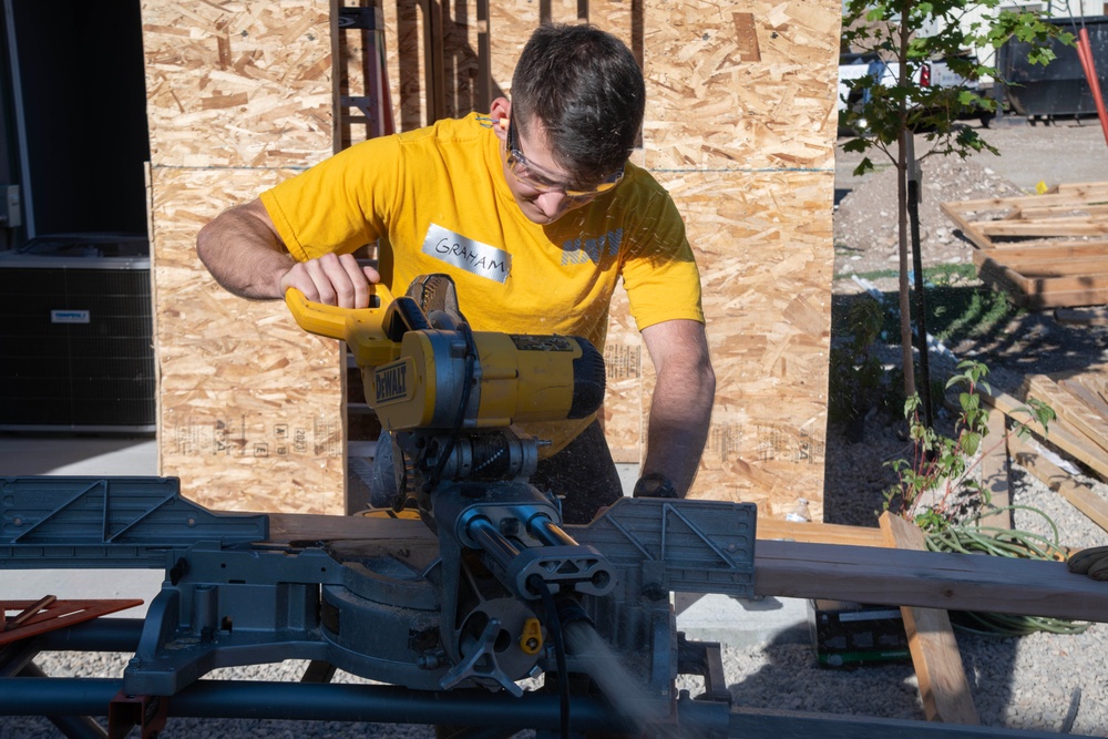 NMCB 4 Works with habitat for humanity during Salt Lake City Navy Week