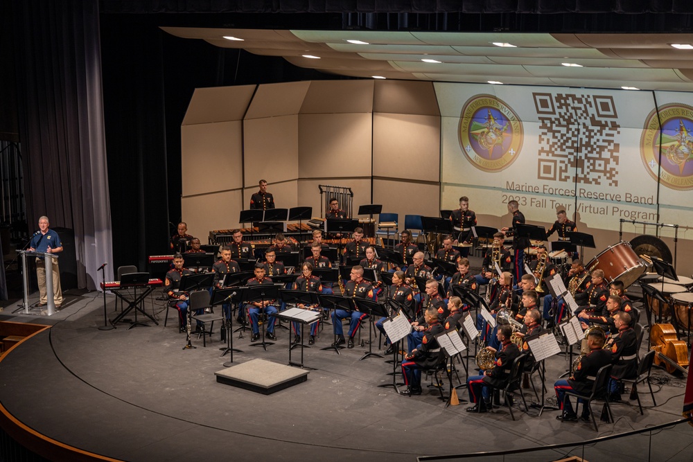 Marine Forces Reserve Band concludes Fall Tour at University of Tennessee at Chattanooga