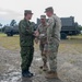 Service Members from U.S. Army and JGSDF share information at Orient Shield 23