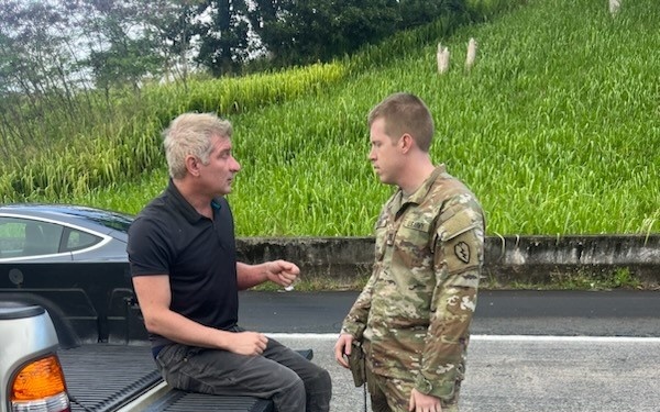 Bronco Soldier Renders Aid to Car Crash Survivor