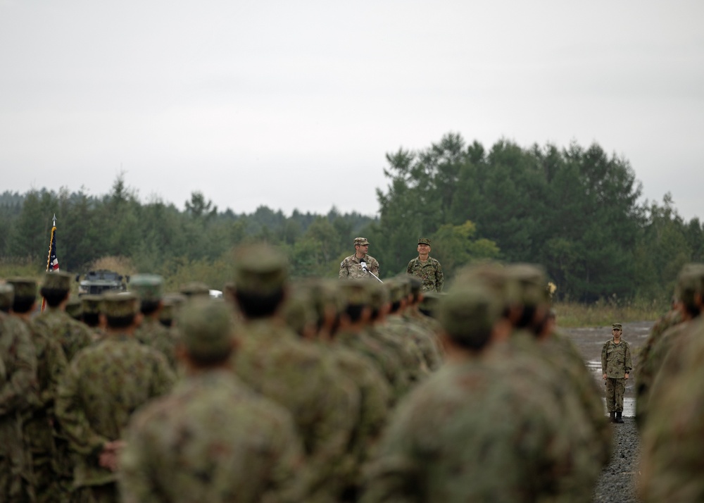 Kamifurano Training Area Orient Shield 23 Opening Ceremony