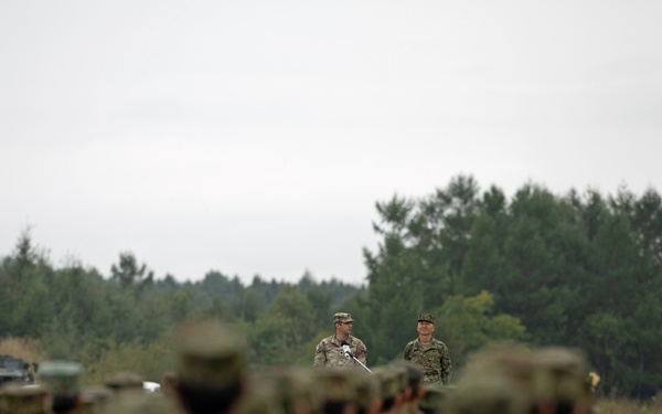 Kamifurano Training Area Orient Shield 23 Opening Ceremony