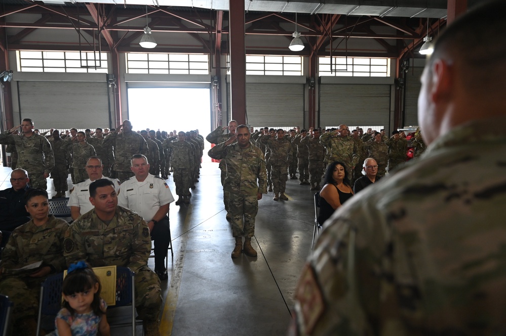 452 Air Mobility Wing Civil Engineering Squadron conducts Change of Command