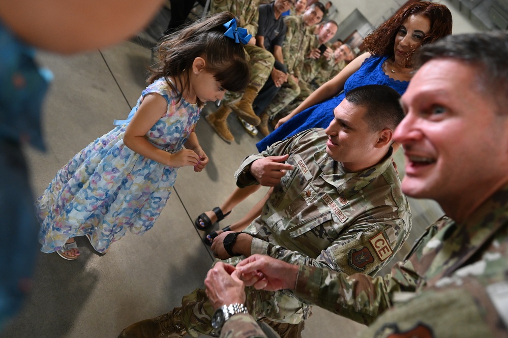 452 Air Mobility Wing Civil Engineering Squadron conducts Change of Command