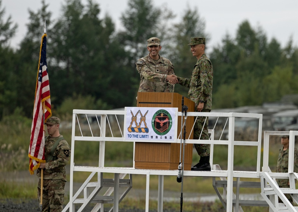 Kamifurano Training Area Orient Shield 23 Opening Ceremony