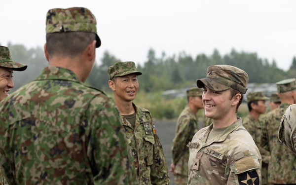 Kamifurano Training Area Orient Shield 23 Opening Ceremony