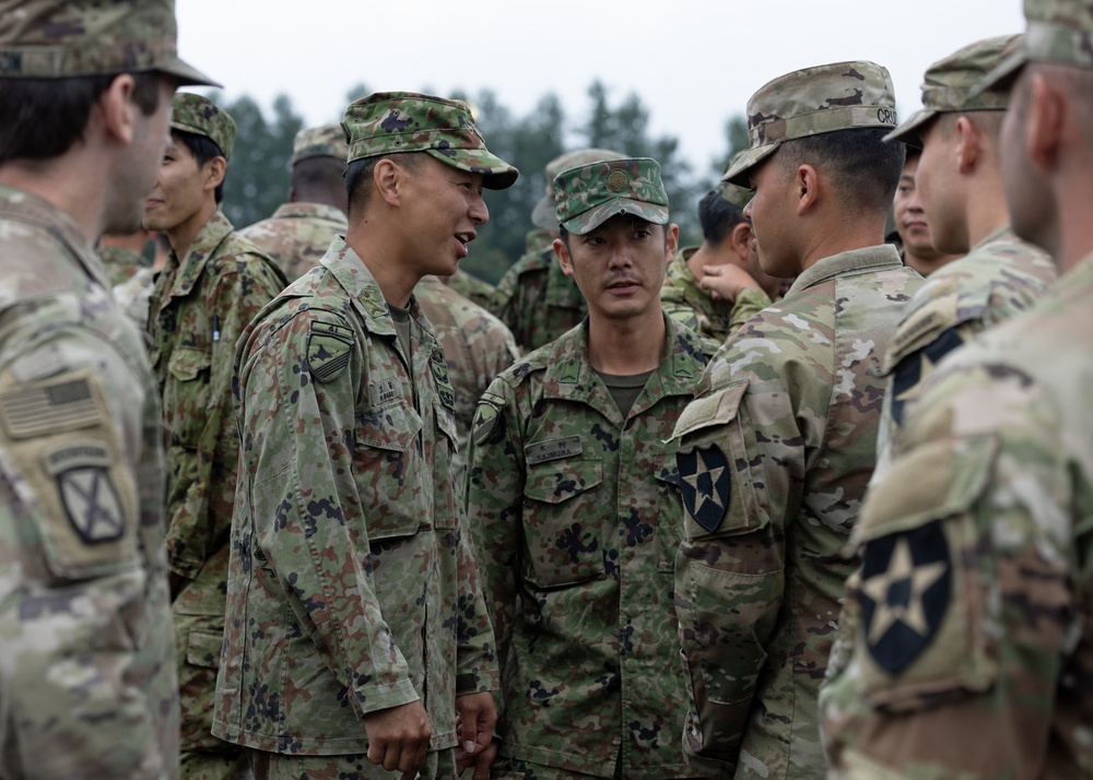 Kamifurano Training Area Orient Shield 23 Opening Ceremony