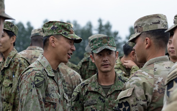 Kamifurano Training Area Orient Shield 23 Opening Ceremony