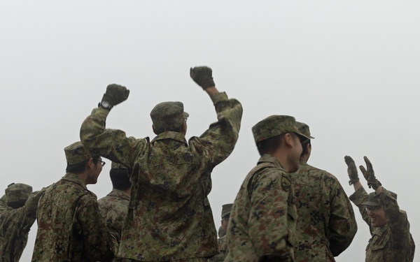 Kamifurano Training Area Orient Shield 23 Opening Ceremony