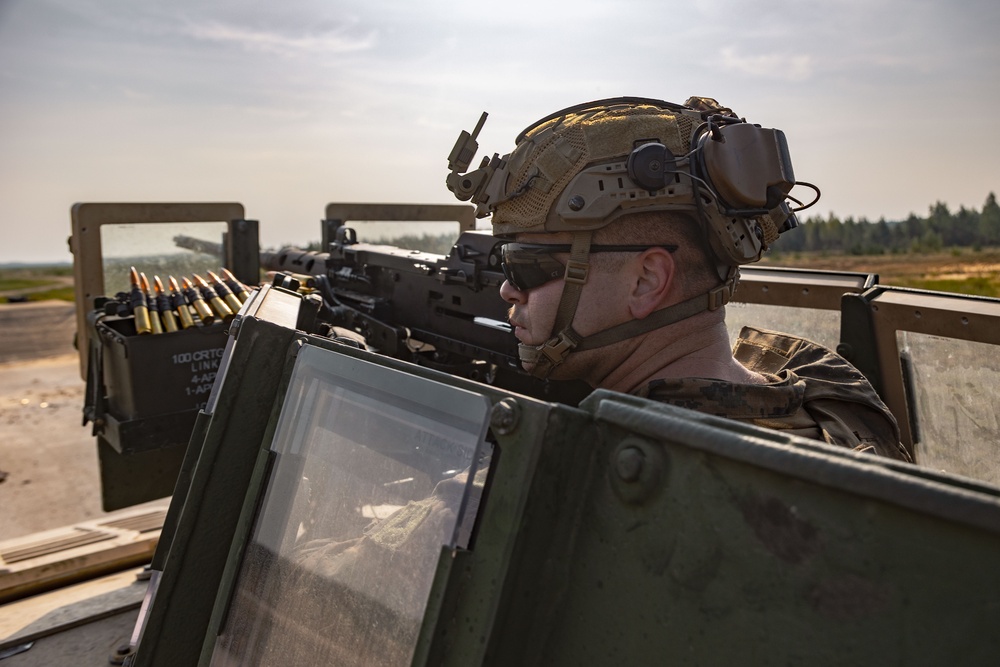 26th MEU(SOC)’s Bravo Command Element executes live-fire in Latvia