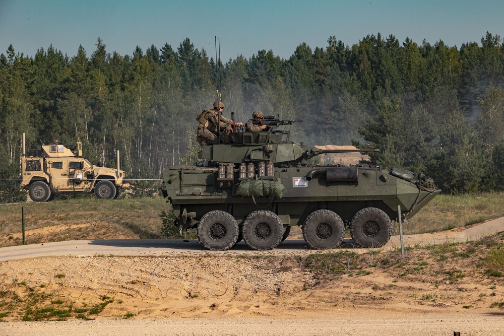 26th MEU(SOC)’s Bravo Command Element executes live-fire in Latvia