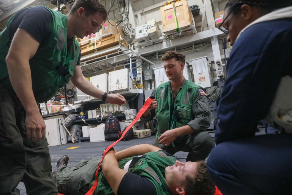 HSM-37 Conducts MEDEVAC Drill Aboard USS Dewey (DDG 105)